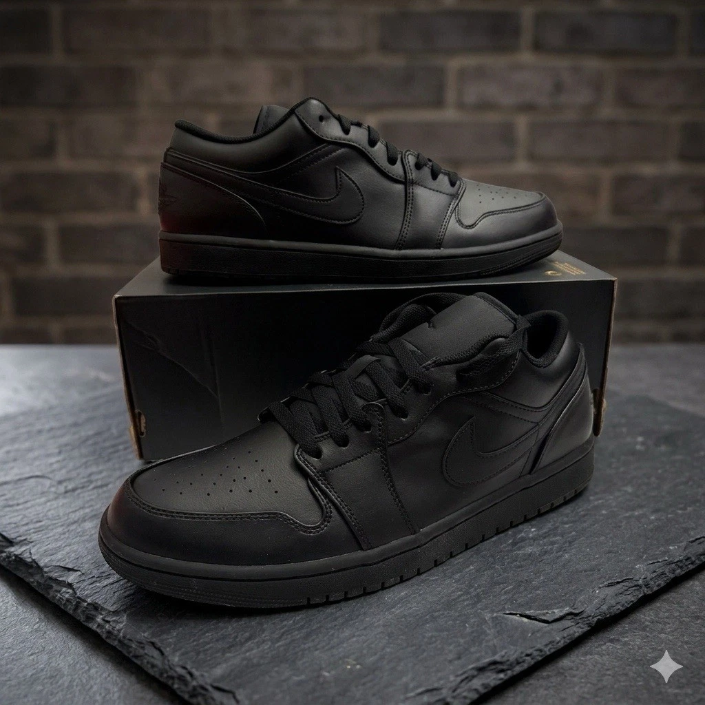 Jordan 1 Low Triple Black - огромный выбор по лучшим ценам | eBay