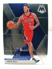 2019-20 Panini Mosaic Lonzo Ball #166 New Orleans Pelicans 