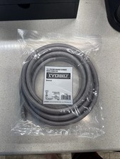 Everbilt 12 Ft. Polymer Braided Ice Maker Water Connector Hose Universal 1/4in