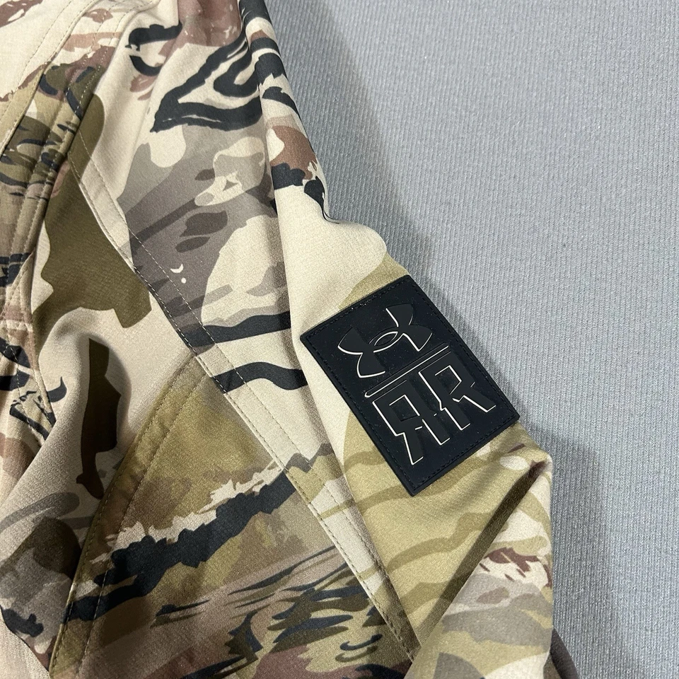 Chaqueta Under Armour Ridge Reaper Raider Hombres Pequeña Suelta Estéril Camuflaje Cremallera Completa Foto 2 de 4