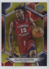 2023-24 Bowman U Best Yellow Refractor 42/75 Alijah Martin #17 mv7