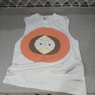 Vtg 1998 Comedy Central South Park Hooded Kenny Sleeveless tank top Htf rare tag