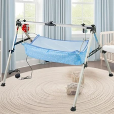 TinyTyke Automatic Baby Cradle | Square Pipe Frame | Fully Foldable | Made in IN