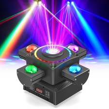 4 Arms Moving Head Light 120W 4 in 1 Stage Light Beam/Wash/Zoom/Effect Light ...