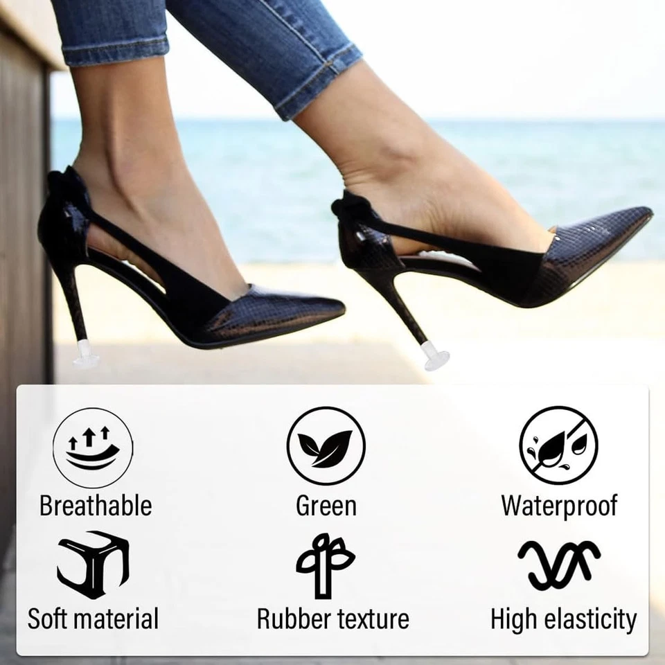 Protège-talon pour talons hauts adapté pour la pelouse les mariages les occas... - Photo 4/4