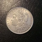1885 P MORGAN SILVER DOLLAR AU GREAT COIN