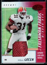 2002 Leaf Certified #113 William Green Mirror Red Materials #/250