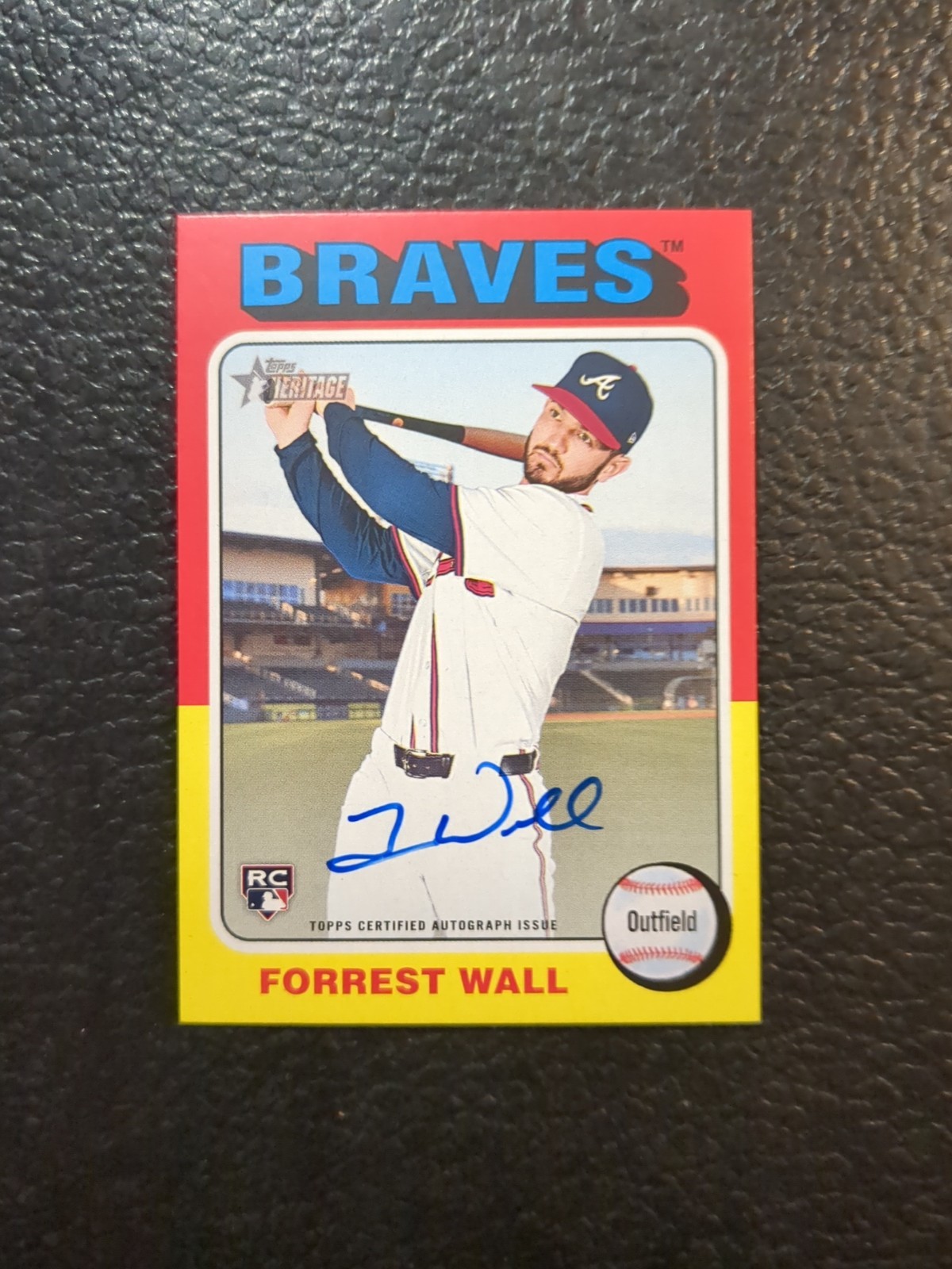 Forrest Wall 2024 Topps Heritage High Number - Real One Autographs #ROA-FW