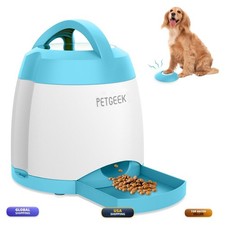 PETGEEK Automatic Dog Feeder/Treat Dispenser 400ml Rechargeable Remote