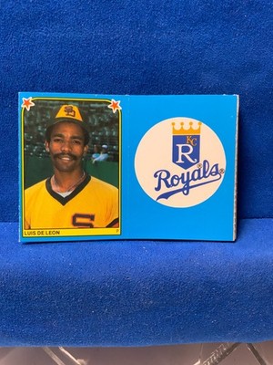 1983 Fleer Sticker Panel - 10 Stickers/2 Logos - Panel Has - Ryan, Dawson, Lynn