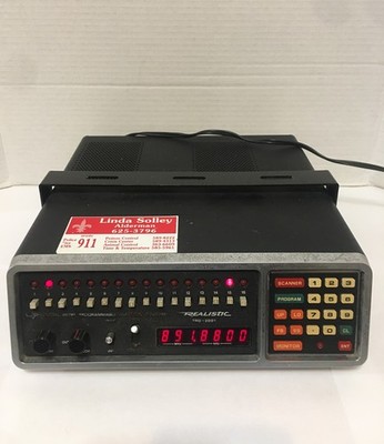 Vintage Realistic PRO-2001 Digital Entry Programmable Scanning Receiver Tested