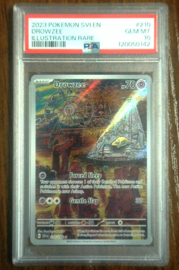 PSA 10 Drowzee #210/198 Pokémon Scarlet & Violet 2023