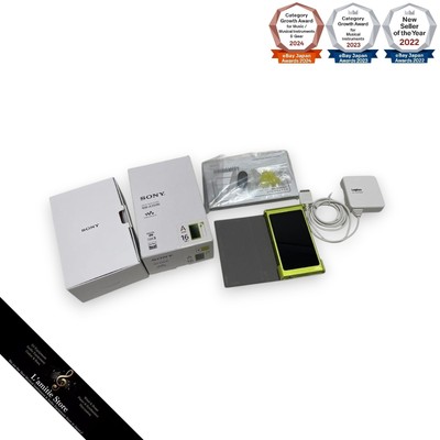 Sony Walkman NWA35HN 16GB Lime Yellow HiRes MP3 Player Bluetooth