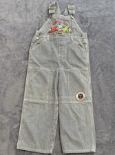 Vintage Thomas The Train Overall Size 5 Boys Blue Denim Pinstripe