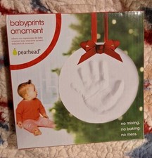 No-Bake Keepsake Baby Handprint Footprint Pet Paw Print Kit Memory New FREE SHIP