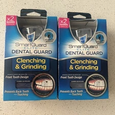 Dental Guard ELITE Dental Guard (4 Guards 2 Travel Cases) Front tooth Design.
