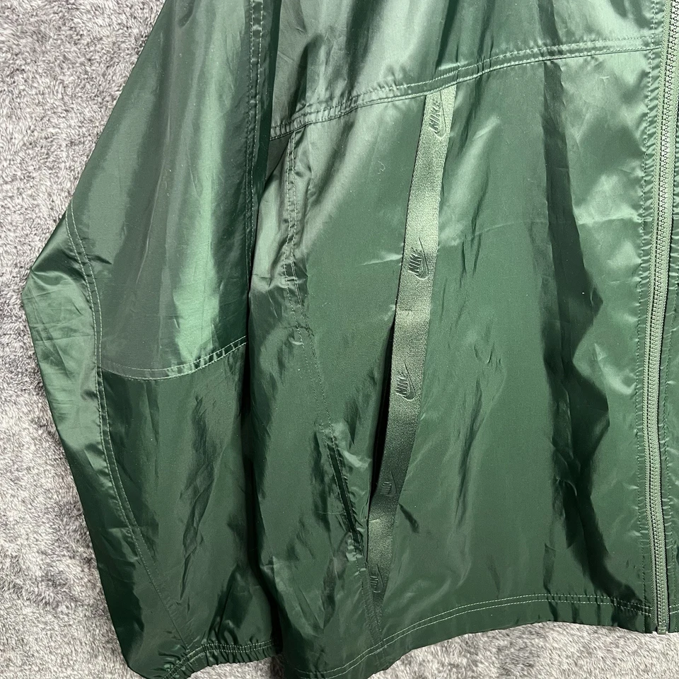 Nike Sportswear Revival Chaqueta Tejida Ligera Verde Para Hombres 2XL Cortavientos Foto 4 de 4