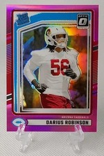 🏈2024 donruss DARIUS ROBINSON (rookie/optic preview pink prizm) #381🏈 *Mizzou*