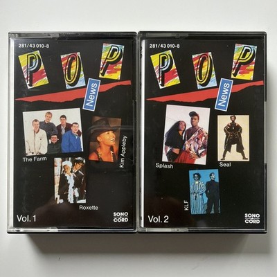 Pop News 3/91 Sonocord Doppel-Kassette MC Rarität 1991 Roxette Seal KLF