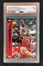 1993 Upper Deck #SP3 MICHAEL JORDAN/WILT CHAMBERLAIN Seven Straight PSA 7 NM