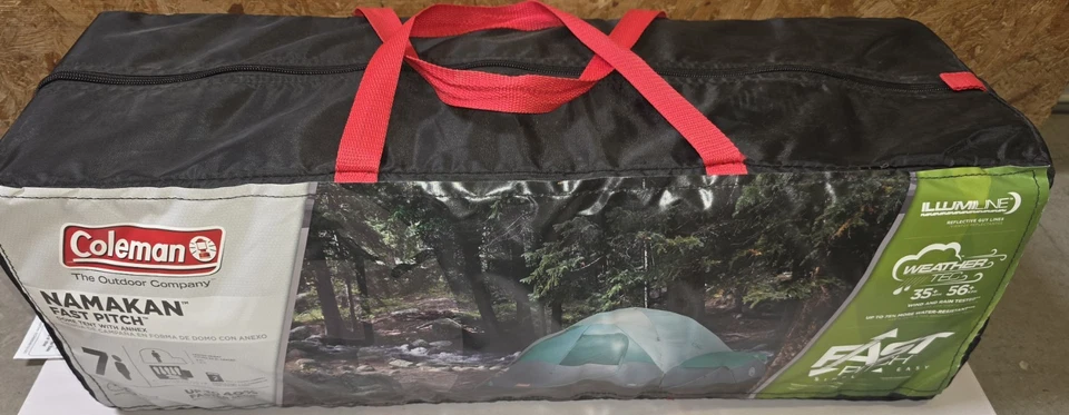 Tienda domo lanzamiento rápido Coleman Namakan 7 personas verde NUEVO Foto 4 de 4