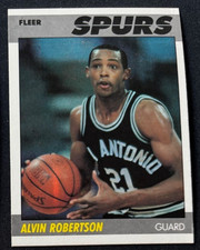 ALVIN ROBERTSON 1987-88 FLEER SAN ANTONIO SPURS
