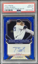 2021 Panini Prizm - Rookie Autographs Tarik Skubal #RA-TS Blue Wave Prizm /50 
