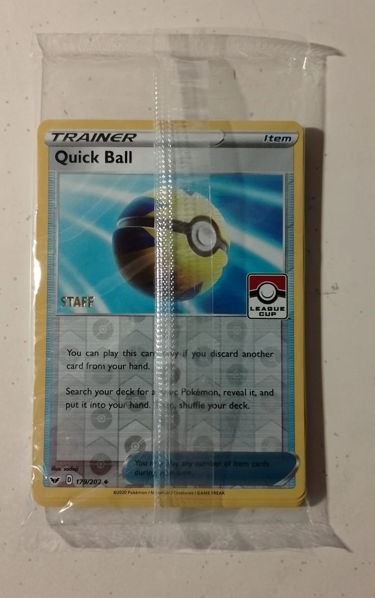 quick ball pokemon card value Quick Ball Secret Rare - 216/202 - Sword & Shield main image 1
