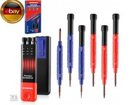 Workpro Mini Schraubenzieher Set 6Tlg., Feinmechaniker Schraubendreher Set Mit
