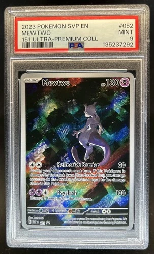2023 Pokemon SV Black Star Promos Mewtwo #052 PSA 9