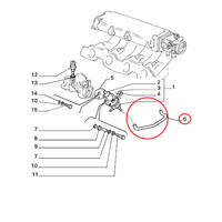 Schlauch Versorgungsstrom Fiat Tempra - Lancia Delta Original 7579744