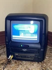 Emerson EWC0901 9" CRT TV/VCR AC/DC Combo   Gaming     : No Remote     WORKING
