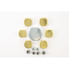 Pioneer Engine Expansion Plug Kit Pe-125-br Brass For Ford 429460 Bbf