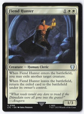 Fiend Hunter U Commander: The Lord of the Rings: Tales of Middle-earth 168 NM