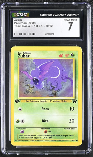 Zubat (1st Edition) graded CGC 7 for sale on eBay