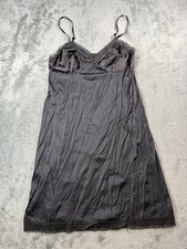 Vanity Fair Full Slip Womens 2X Black Lace Trim Adjustable Straps Lingerie