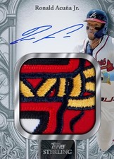 2025 Topps Sterling Splendor  RONALD ACUÑA JR.  JUMBO PATCH BRAVES DIGITAL CARD