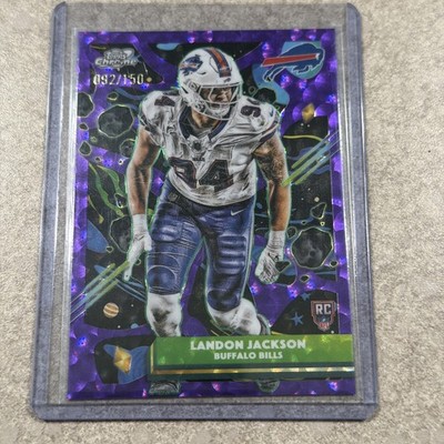 2025 Topps Chrome Cosmic #112 Landon Jackson Purple Nebula Refractor /150 