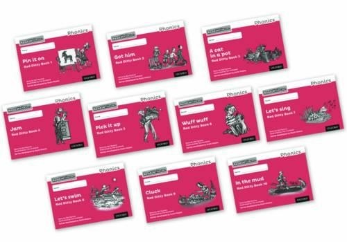 Read Write Inc. Phonics: Black and White Red Ditty Books Mixed Pack of 10 - Image 2