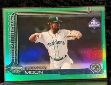 2025 Topps Pro Debut #PD-124 Bernard Moon Green Foil RC /99