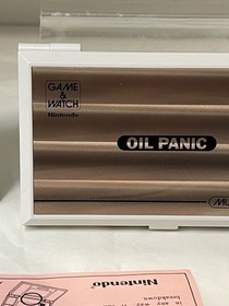 1982 Nintendo Game&Watch Oil Panic Multi Screen STUNNING with See through bleed