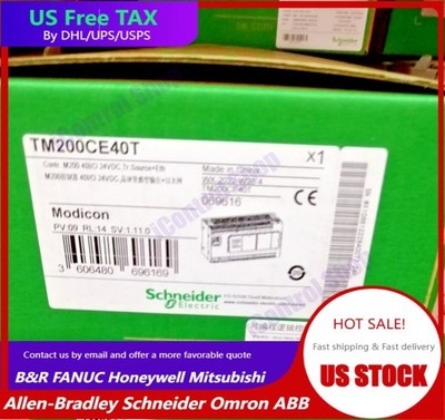 1PC- Schneider TM200CE40T Modicon Logic Controller, Transistor output 24VDC- NEW