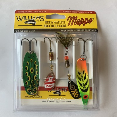 Williams Mepps Pike Walleye Spoon Spinnerbait Fishing Lures Lure 