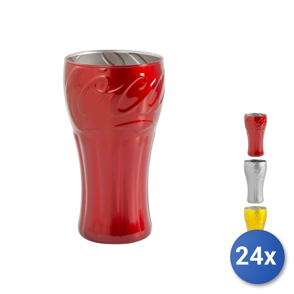 24X Pasabahce Coca Cola Glasses Cl 37