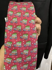 NWT Vineyard vines necktie Boys Woody & Tree Christmas tree Tie color Red sz 49