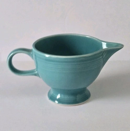 Fiesta Homer Laughlin Creamer Turquoise Blue EXC 1990s