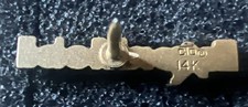 Vintage ExxonMobil Pin 14k Solid Gold in presentation box