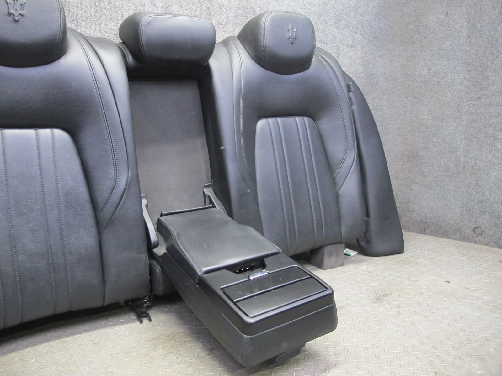 2014-2017 MASERATI GHIBLI M157 SQ4 FRONT & REAR SEAT SET LEATHER BLACK