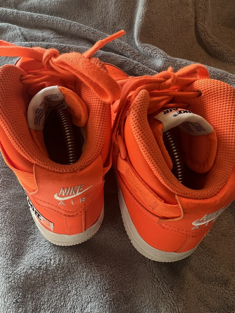 air force 1 high just do it pack orange