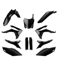 Honda Plastic Kit CRF 250 R 2014 - 2017 CRF 450 R 2013 - 2016 All Black MX 91531